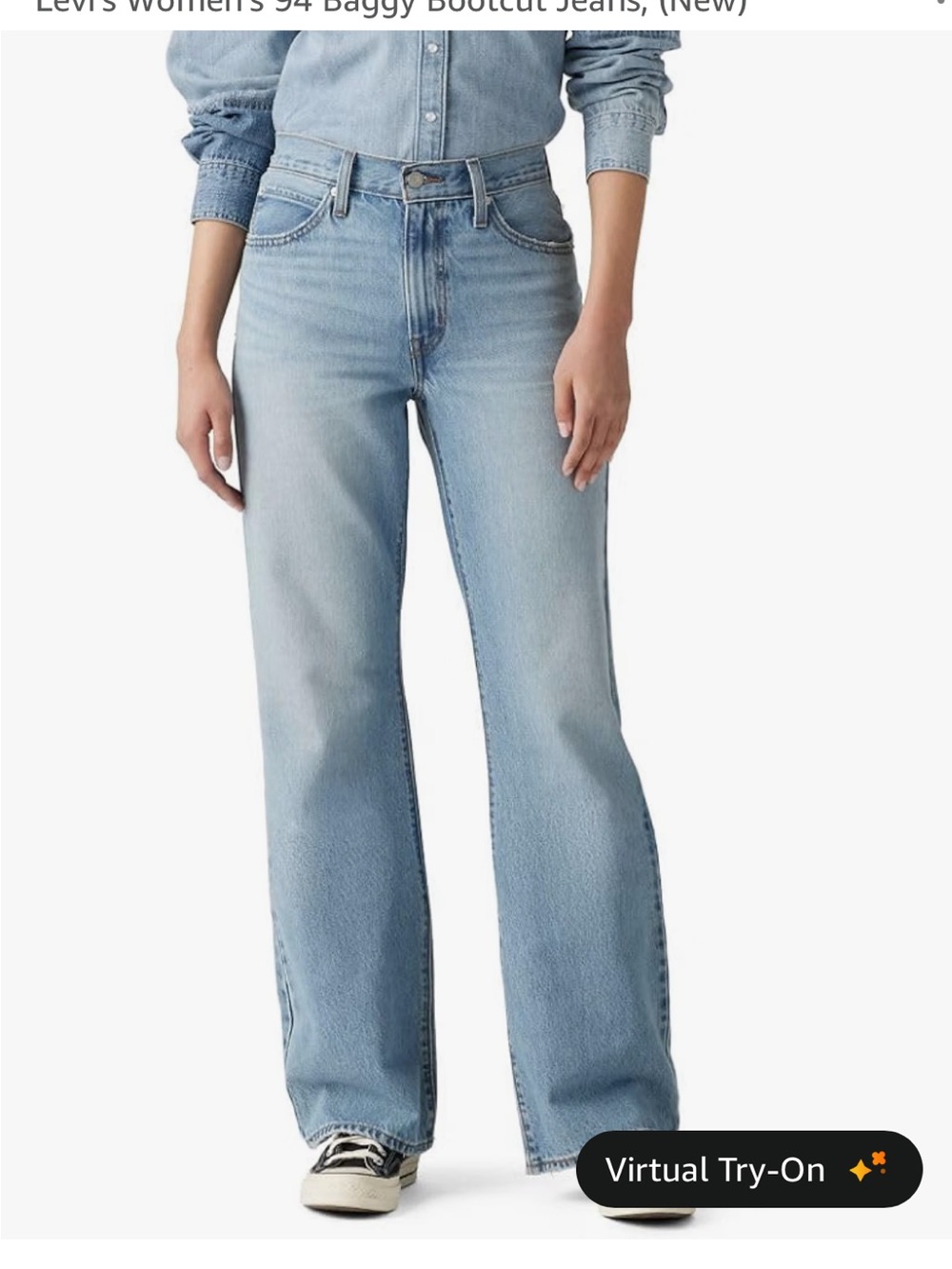 Levi's Light Wash baggy bootcut